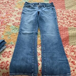 BKE Women's Boot Cut Jeans in Blue